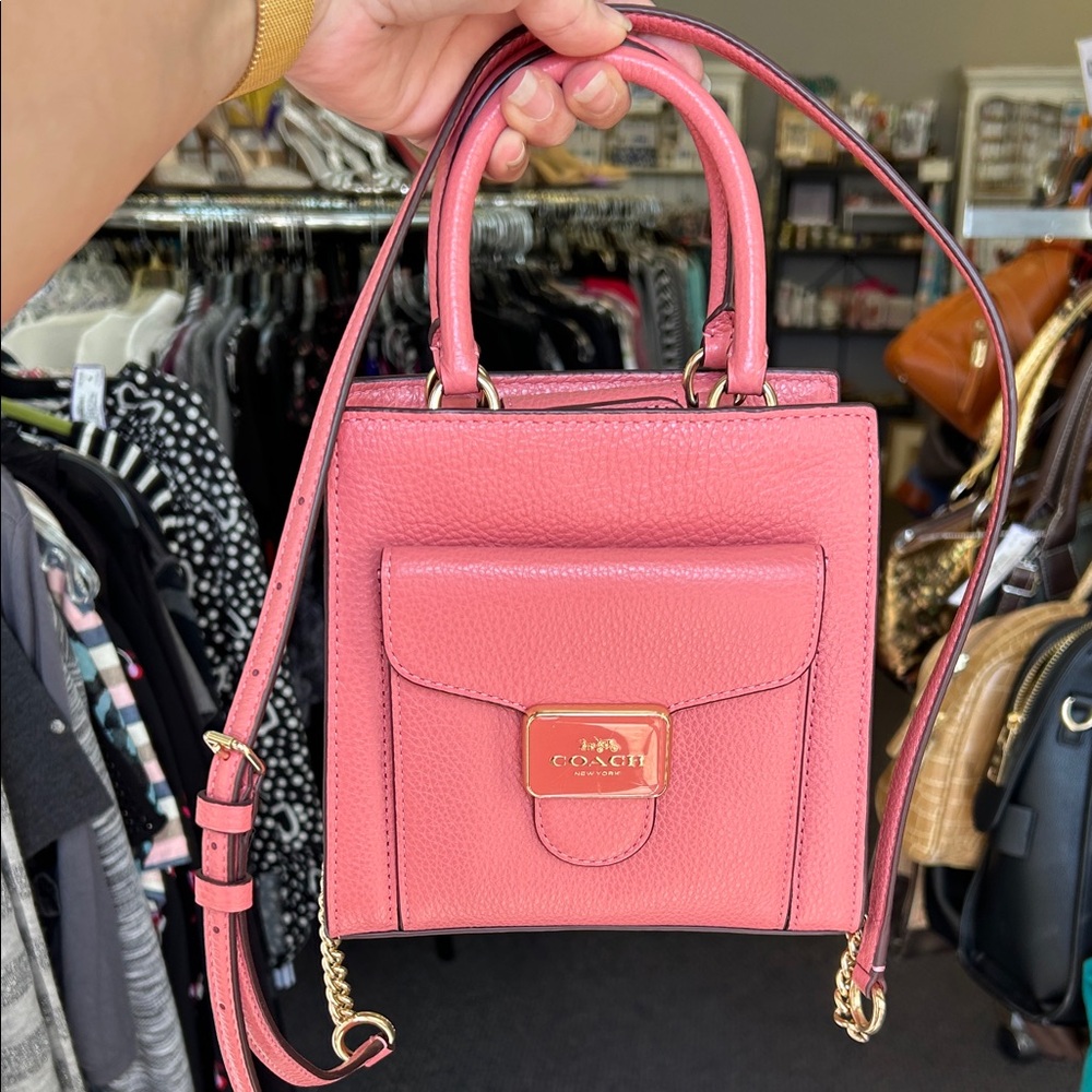 Coach Rose Mini Leather Bag